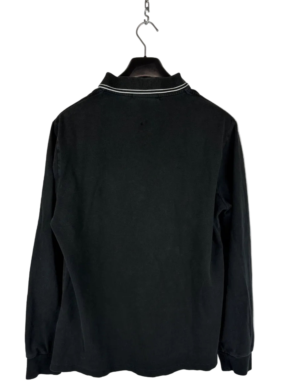 Polo nera a maniche lunghe Stone Island - Taglia XL