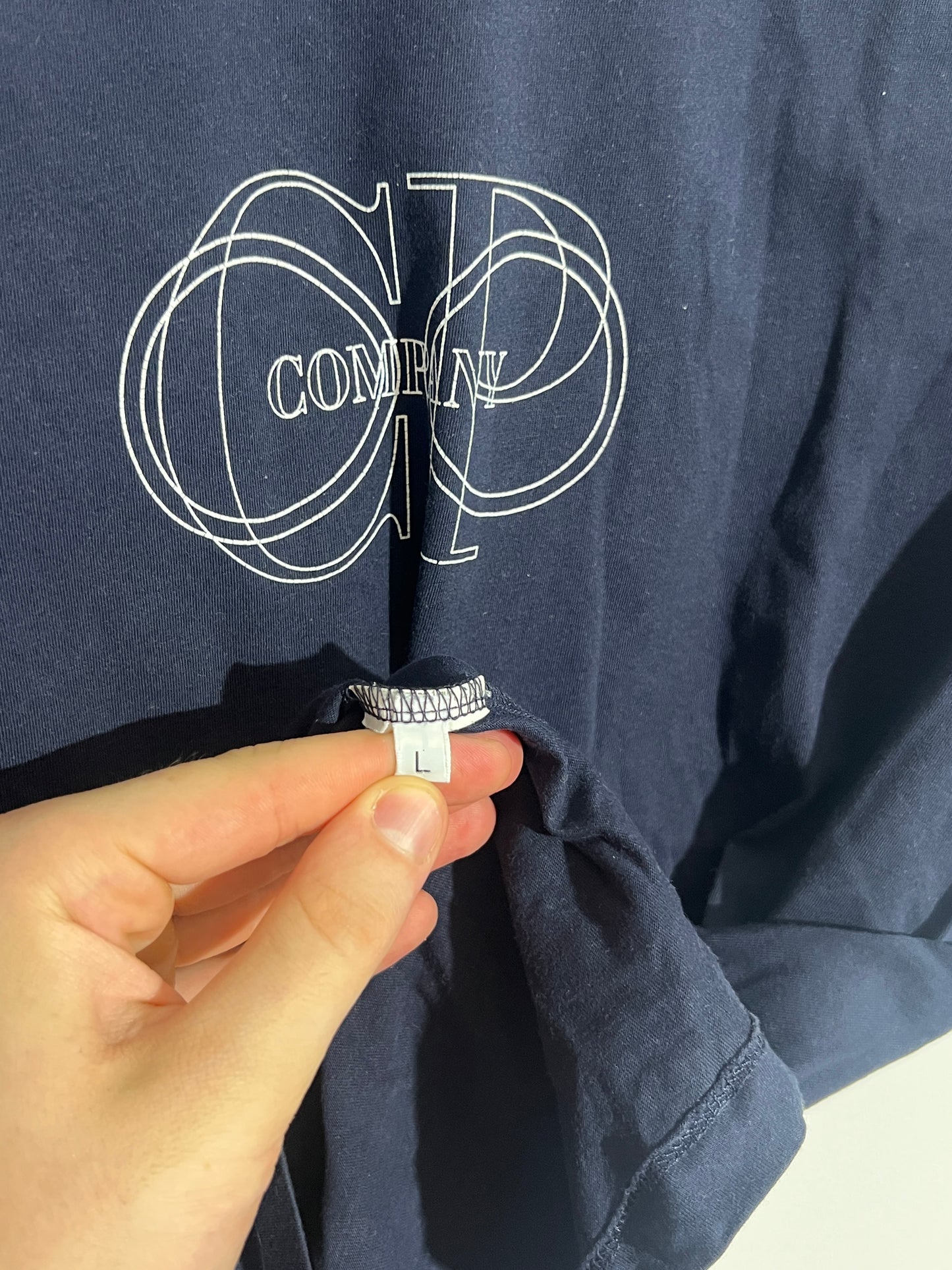 T-shirt blu navy C.P. Company - Taglia L