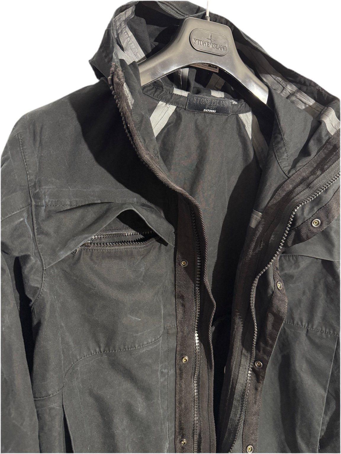 Giacca Ghost nera Ventile Stone Island del 2011 - Taglia XL