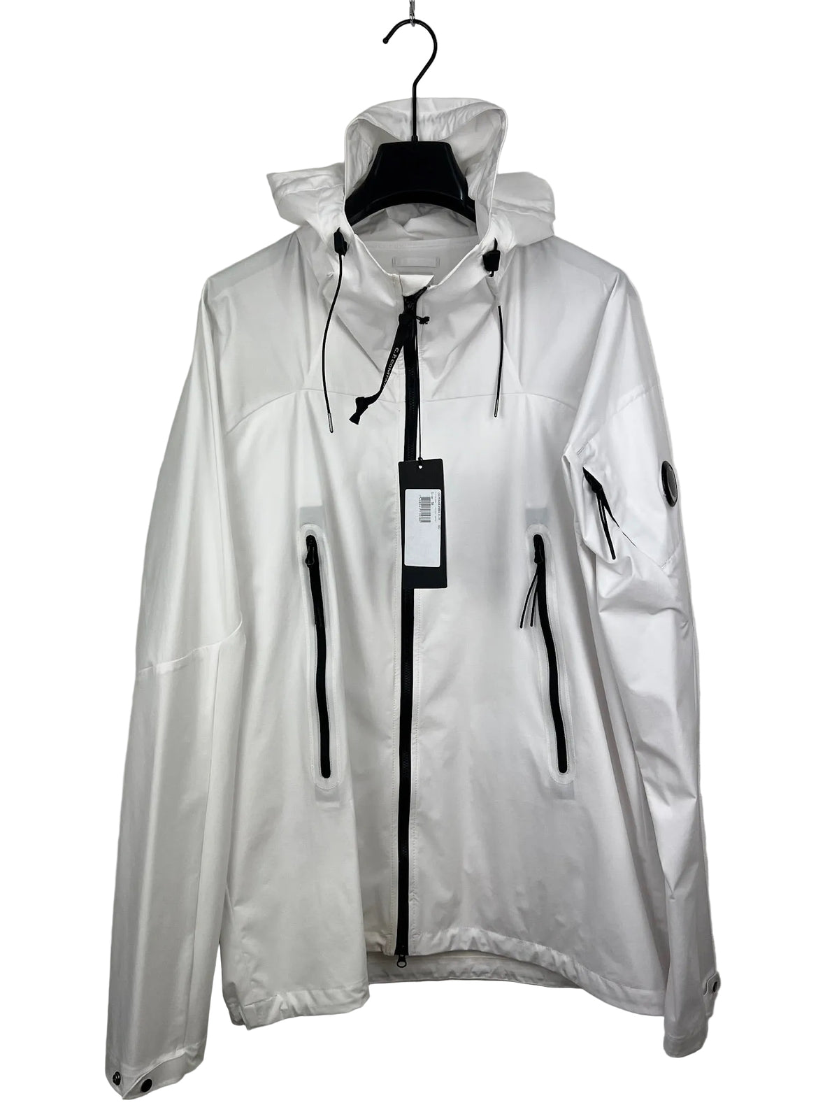 Giacca Pro-Tek bianca con chiusura a zip C.P. Company (nuova con cartellino) - Taglia XXL