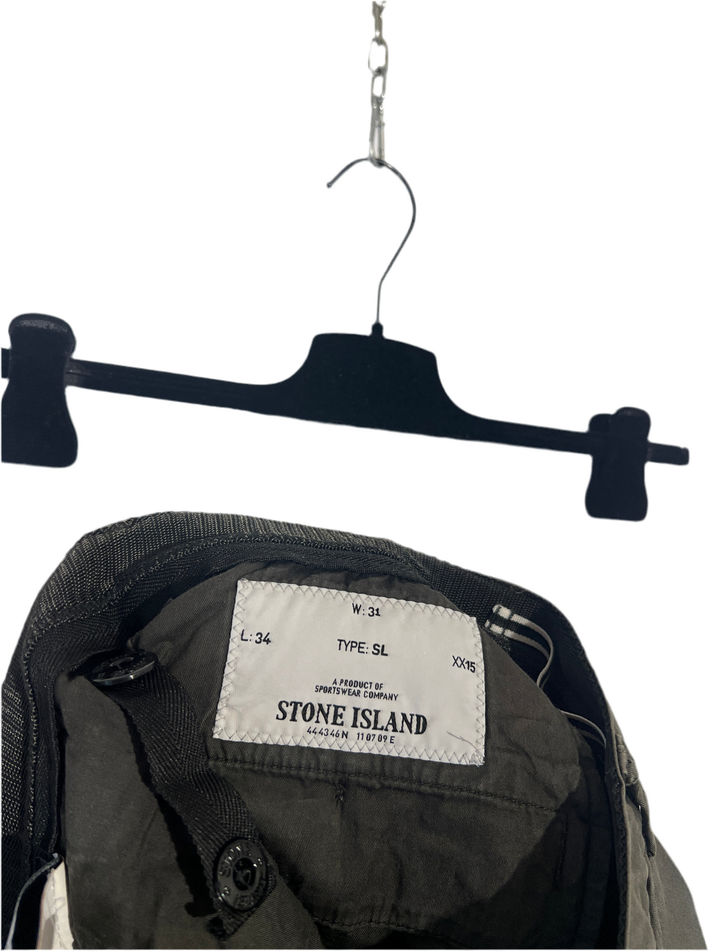 Pantaloncini cargo grigi antracite Stone Island - Taglia W31