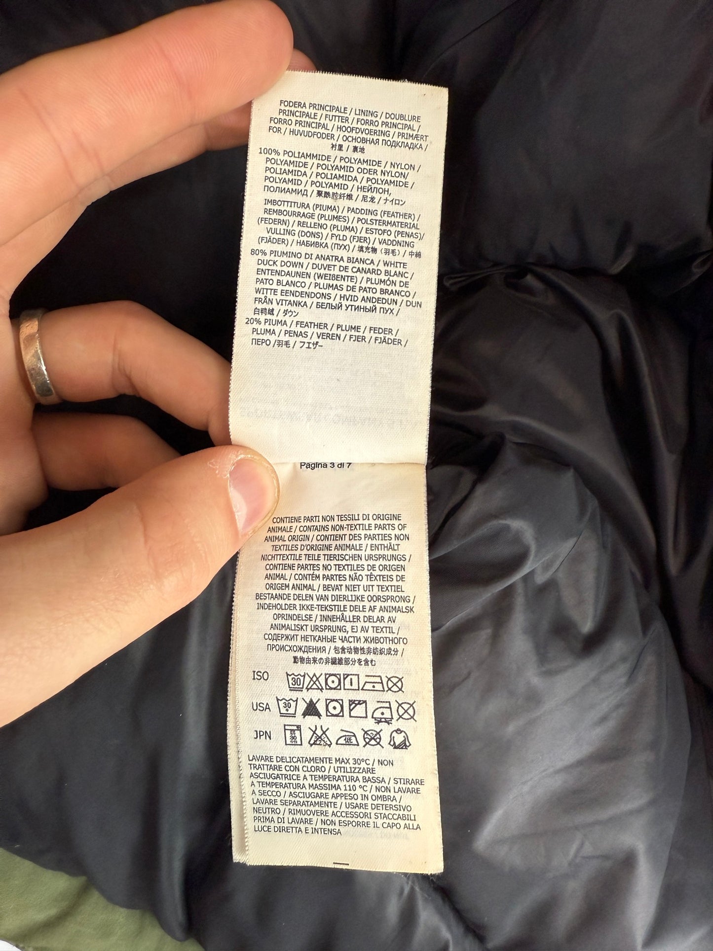 Cappotto verde imbottito Stone Island - Taglia Junior (14 anni, 165cm)