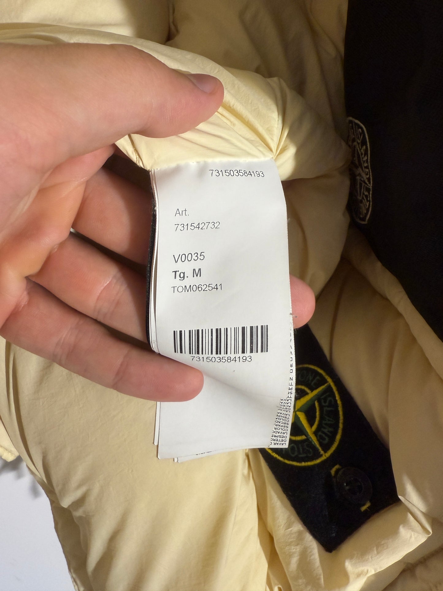 Giacca Naslan Light Watro Down-TC Stone Island (nuova con cartellino) - Taglia M