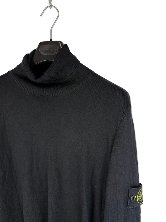 Maglione dolcevita nero Stone Island - Taglia S