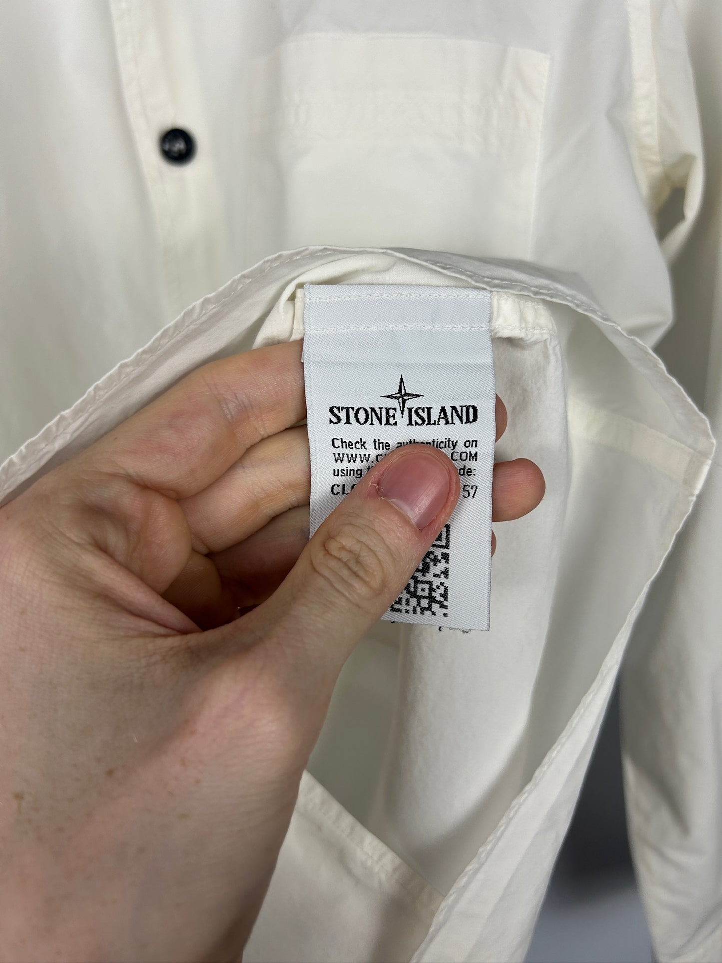 Camicia bianca Stone Island - Taglia M