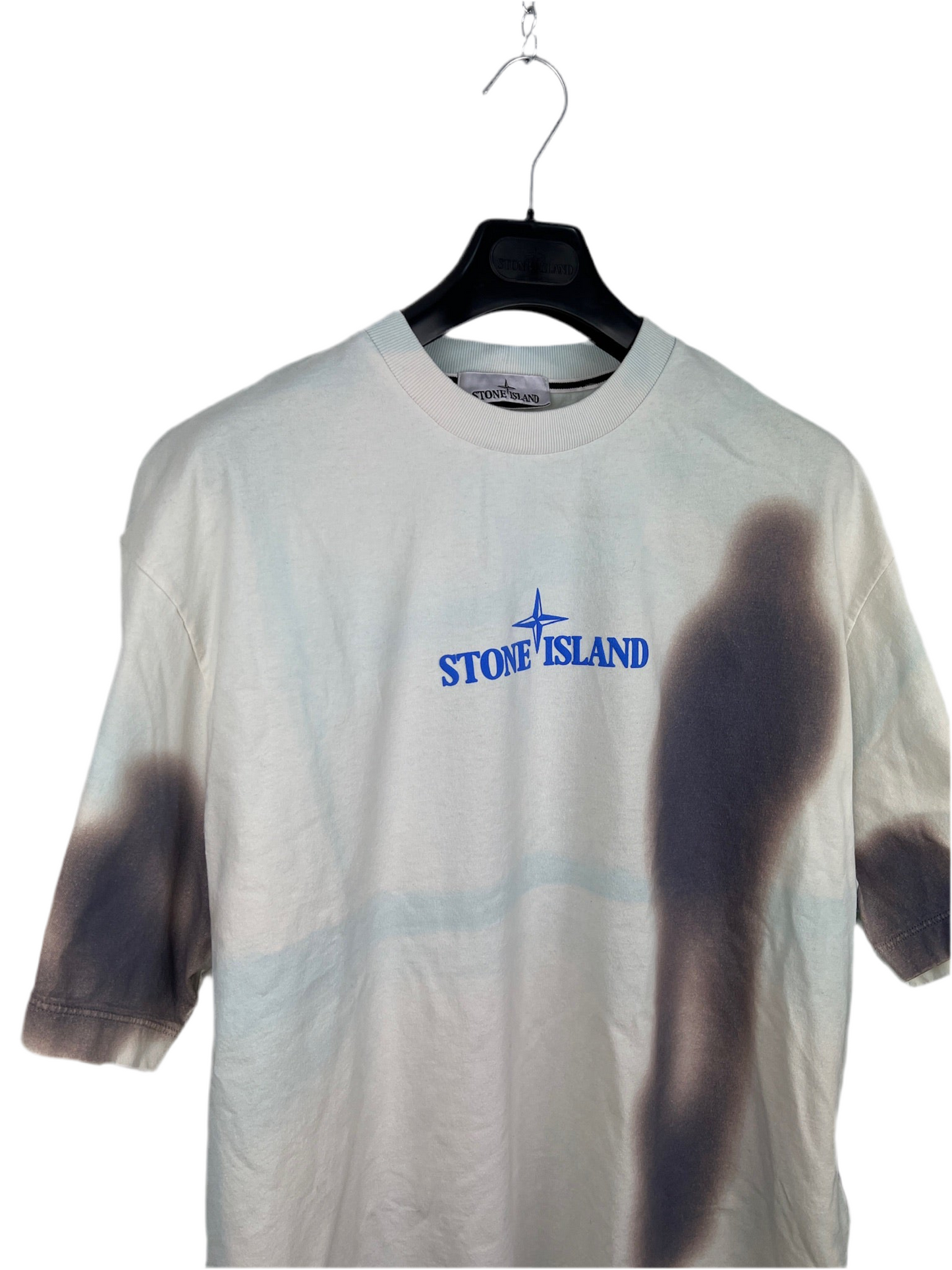 T-shirt azzurra Stone Island (nuova con cartellino) - Taglia L