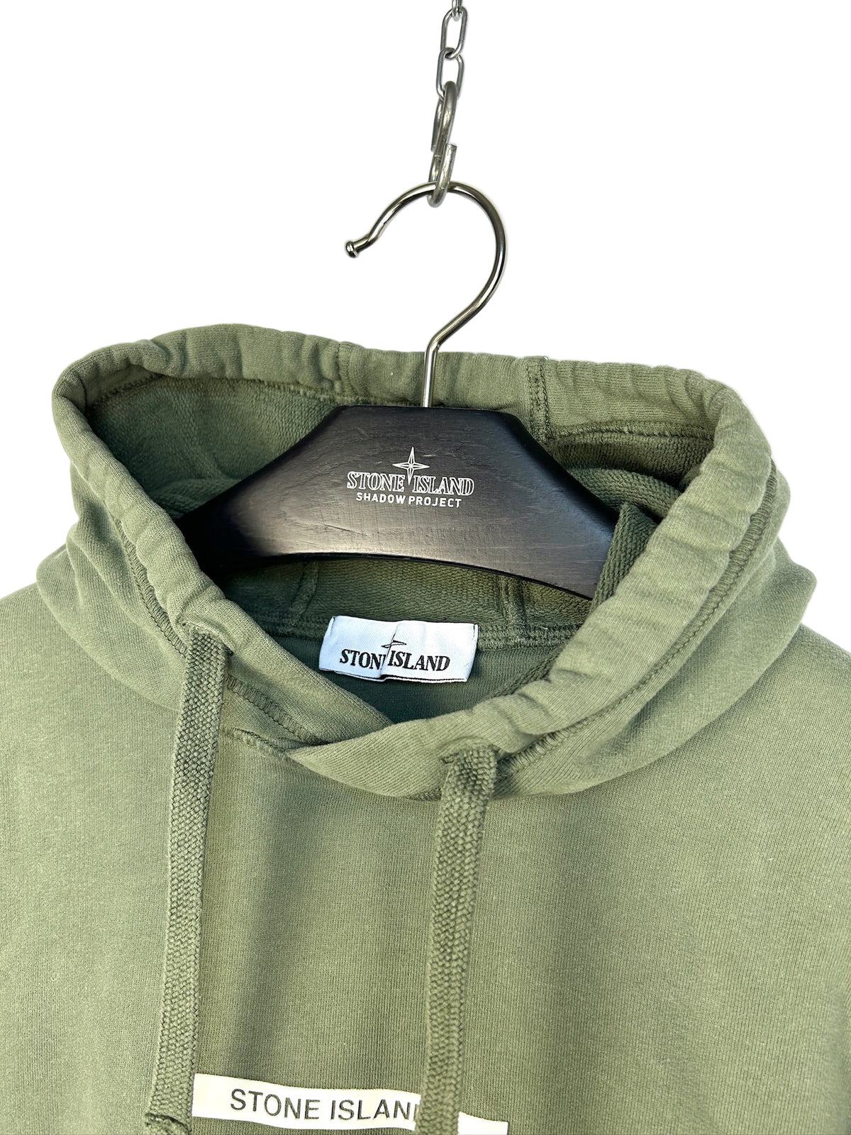 Felpa verde con cappuccio Stone Island - Taglia M