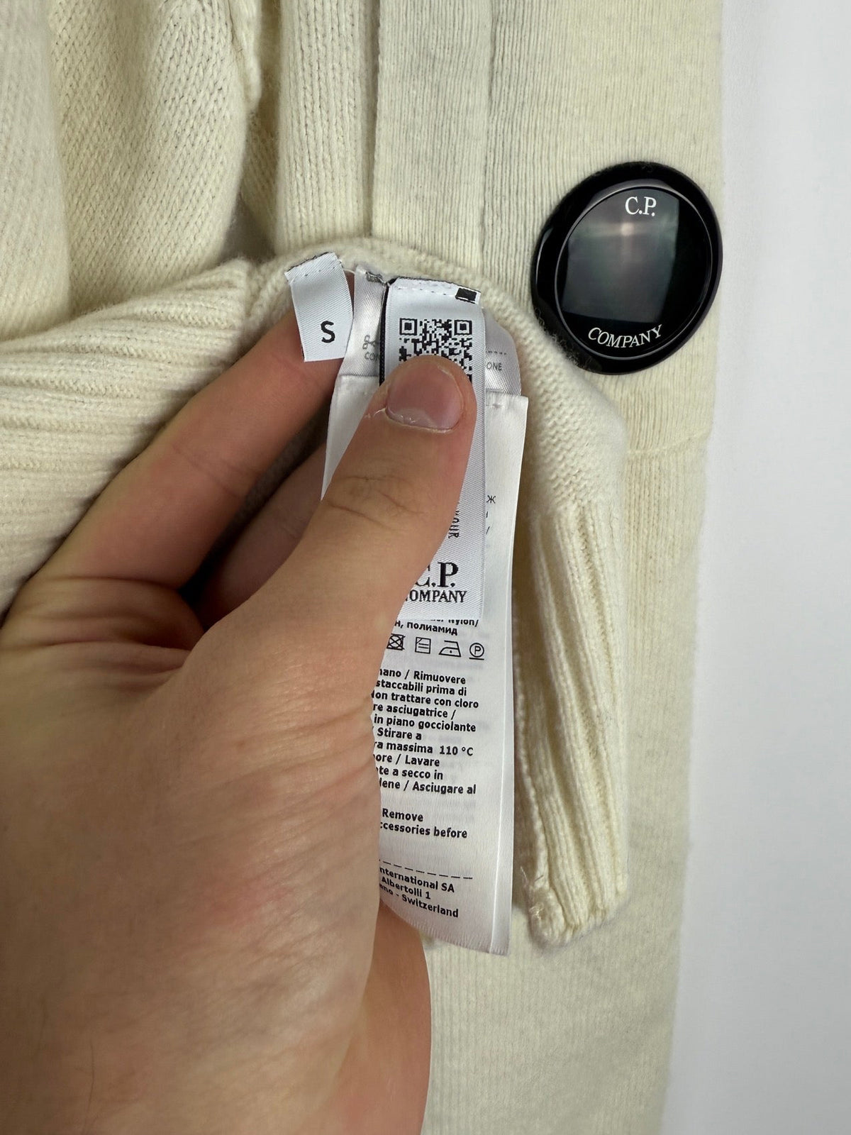 Maglione bianco C.P. Company - Taglia S