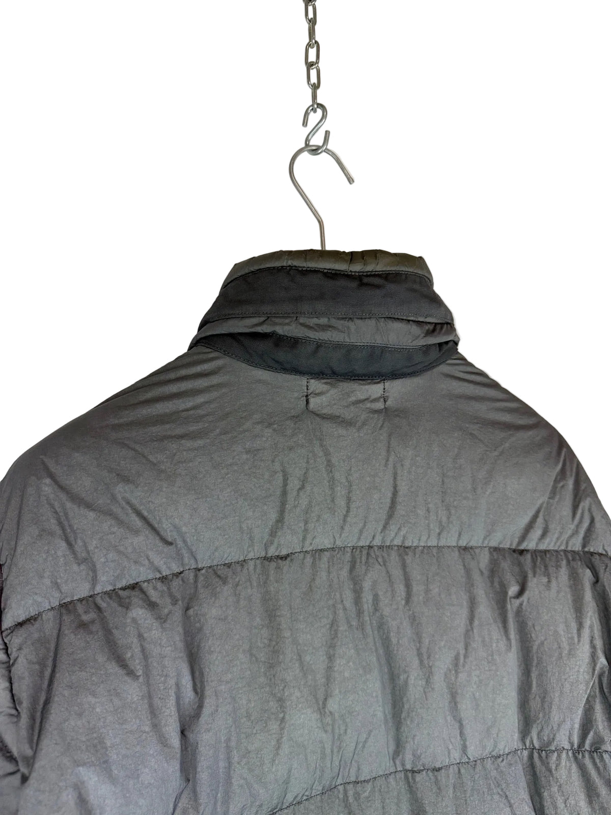 Giacca grigia Garment Dyed Crinkle Reps NY Down Stone Island - Taglia L
