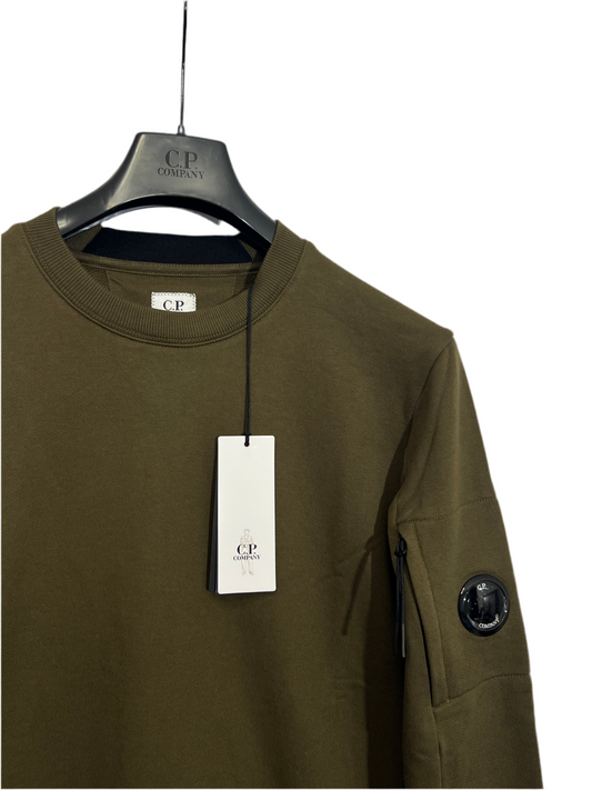 Felpa verde oliva C.P. Company (nuova con cartellino) - Taglia S