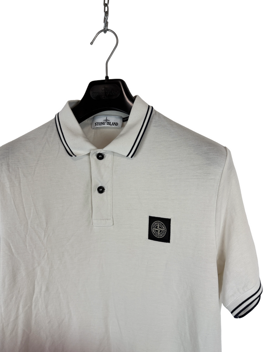 Polo bianca Stone Island - Taglia L