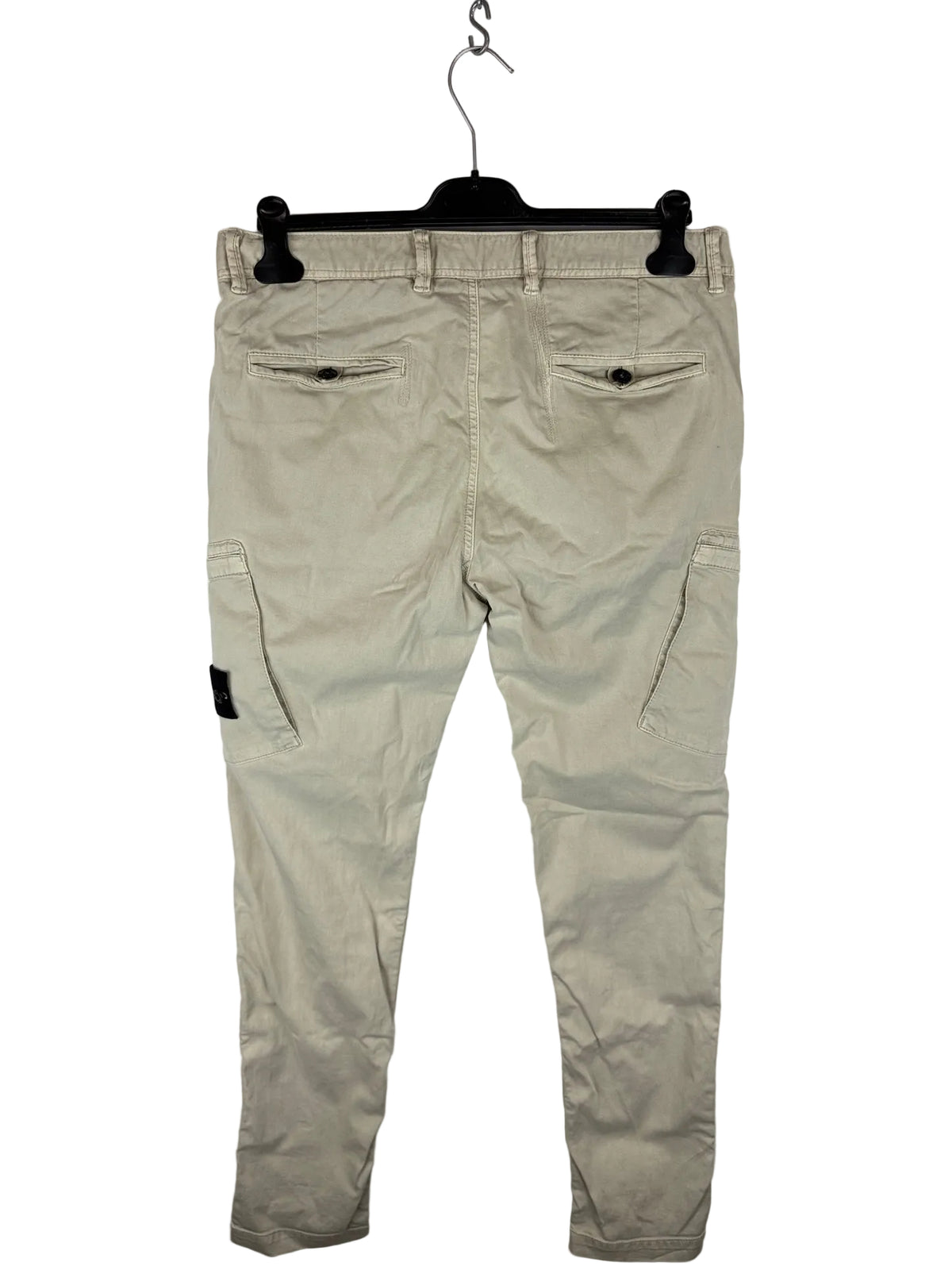 Pantaloni cargo beige Stone Island - Taglia W33 - foto 5