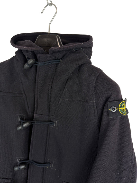 Cappotto nero con alamari Stone Island - Taglia Junior (8 anni, 128cm)