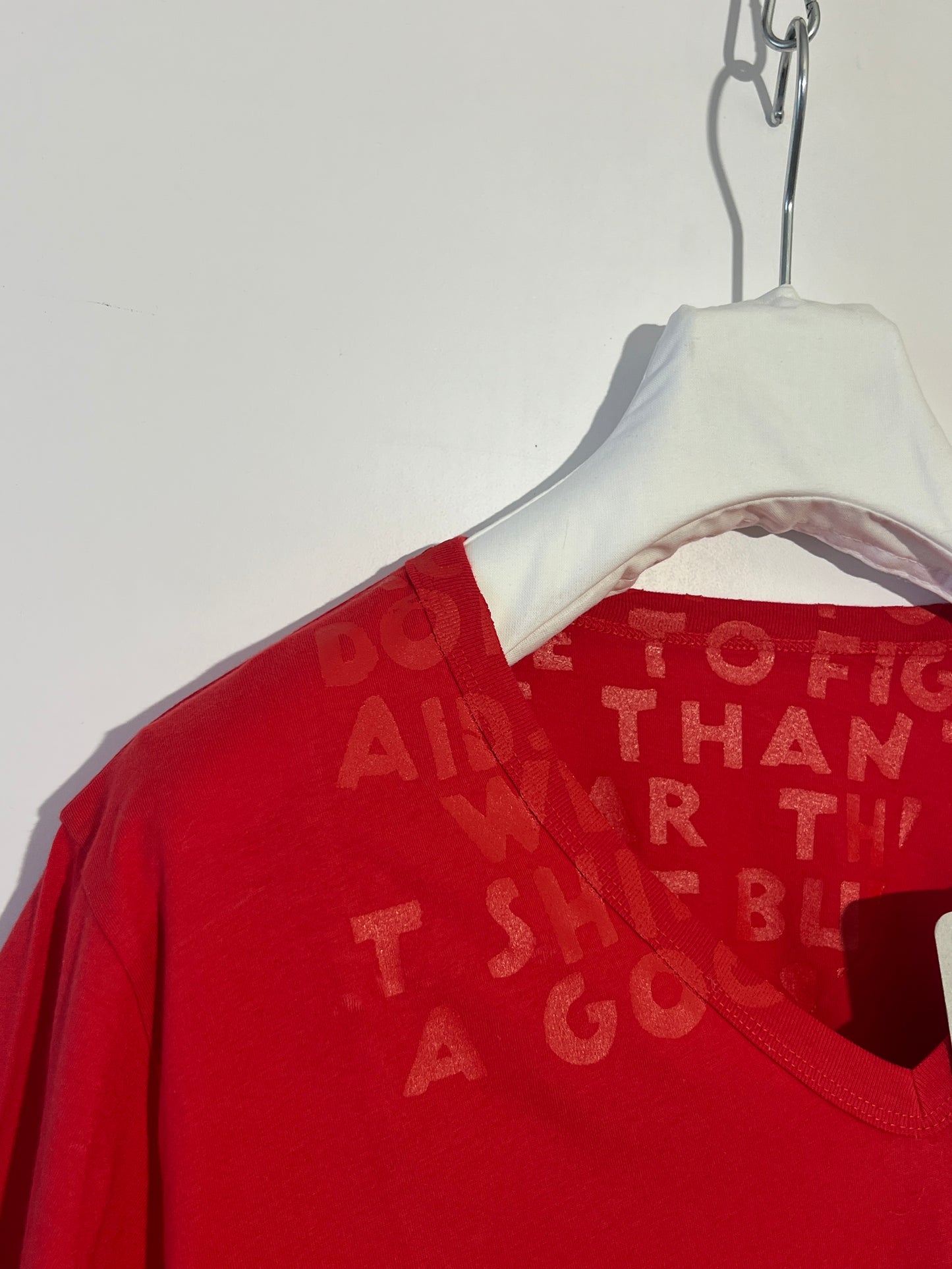 T-shirt rossa Maison Martin Margiela (nuova con cartellino) - Taglia XL