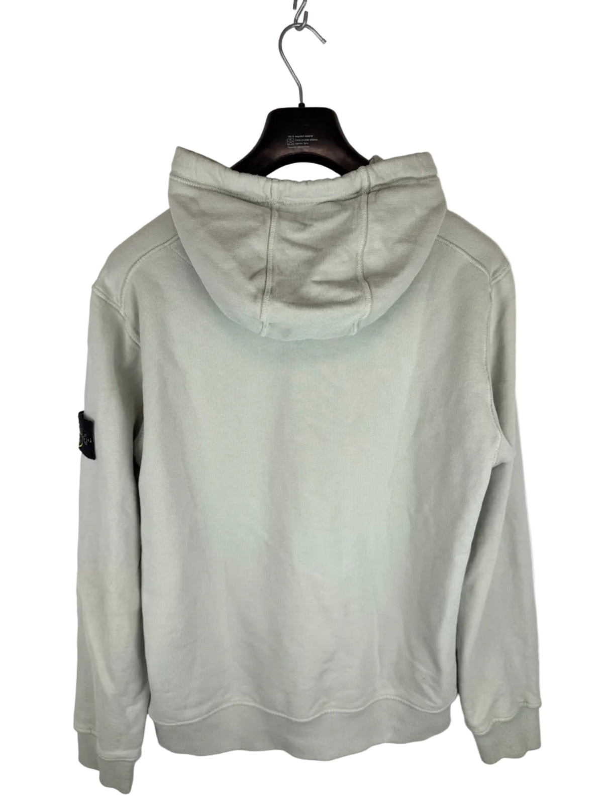 Felpa grigia con cappuccio Stone Island - Taglia L - foto 5