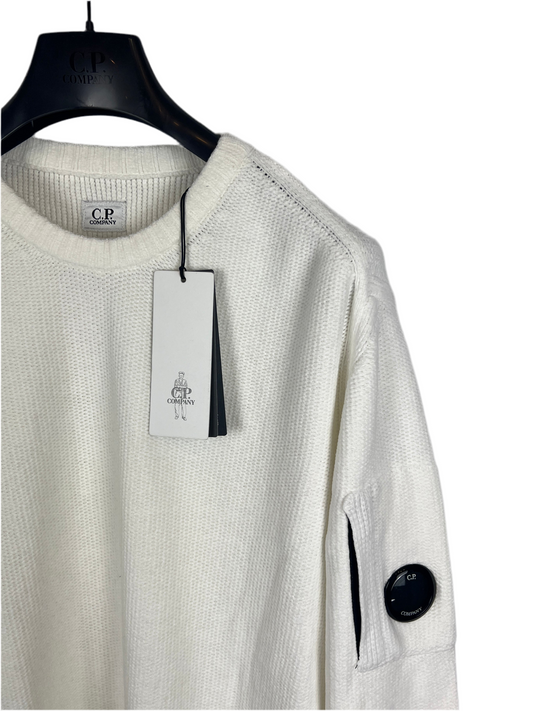 Maglione bianco C.P. Company (nuovo con cartellino) - Taglia L