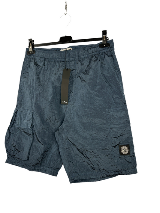 Pantaloncini blu Stone Island (nuovi con cartellino) - Taglia W33