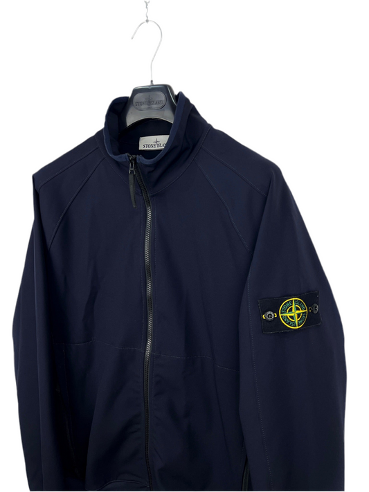 Felpa blu con zip Stone Island - Taglia L