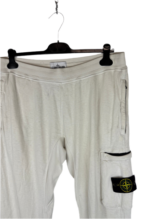 Pantaloni di tuta bianchi Stone Island - Taglia L