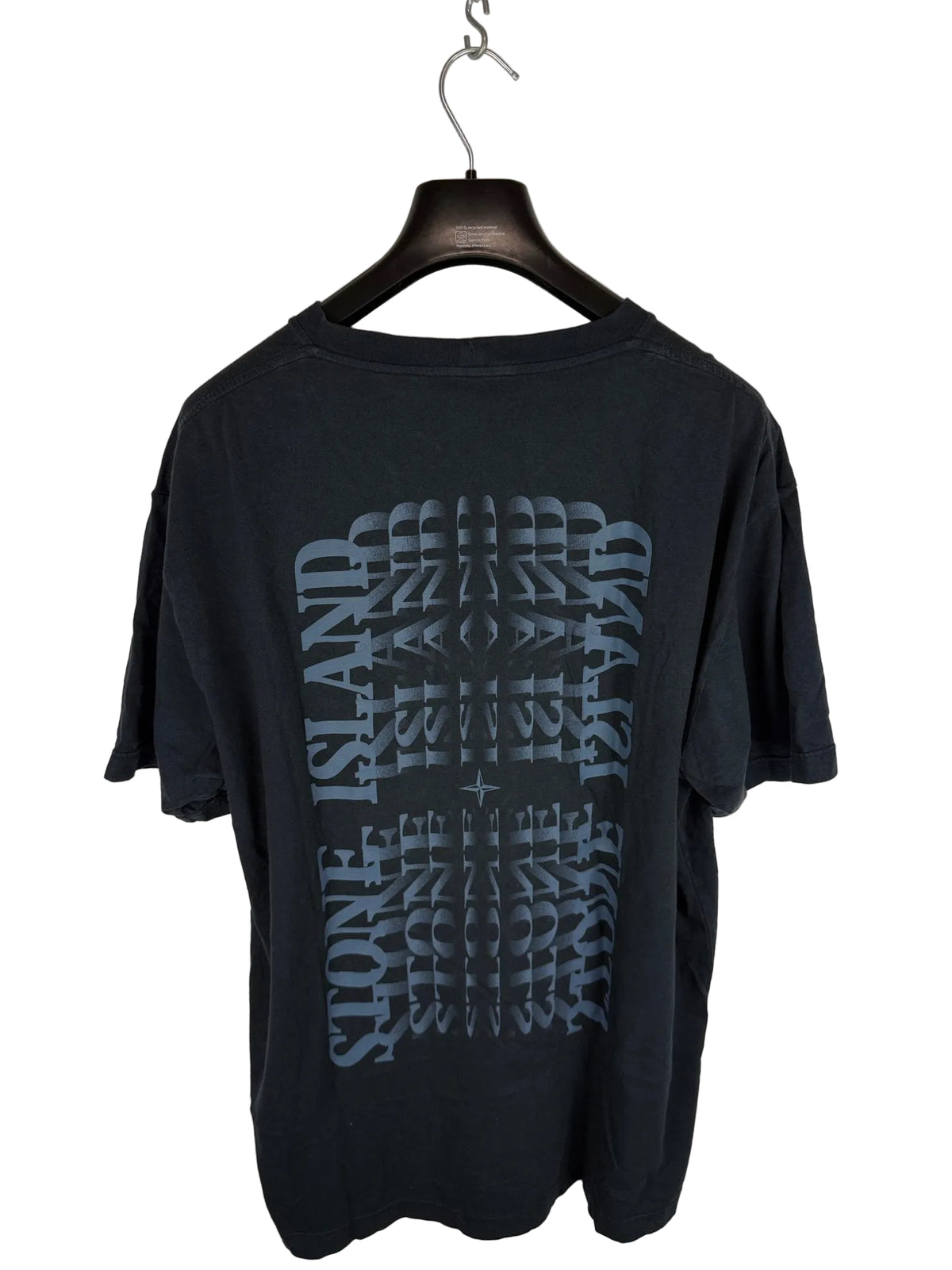 T-shirt nera con stampa Stone Island - Taglia XXL - foto 1