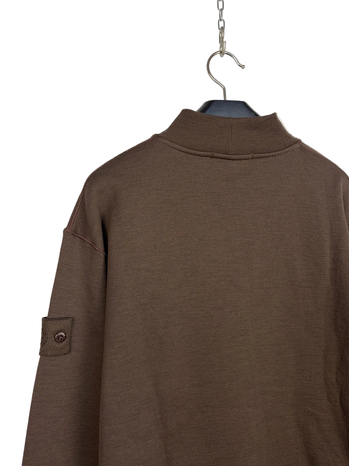 Felpa marrone Ghost Stone Island (nuova con cartellino) - Taglia L