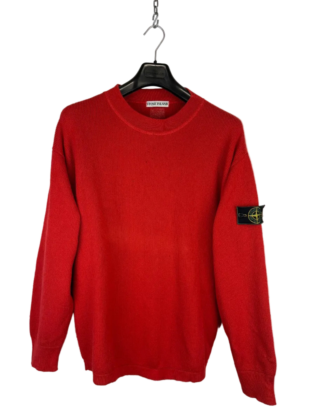 Maglione rosso Vintage Stone Island - Taglia L