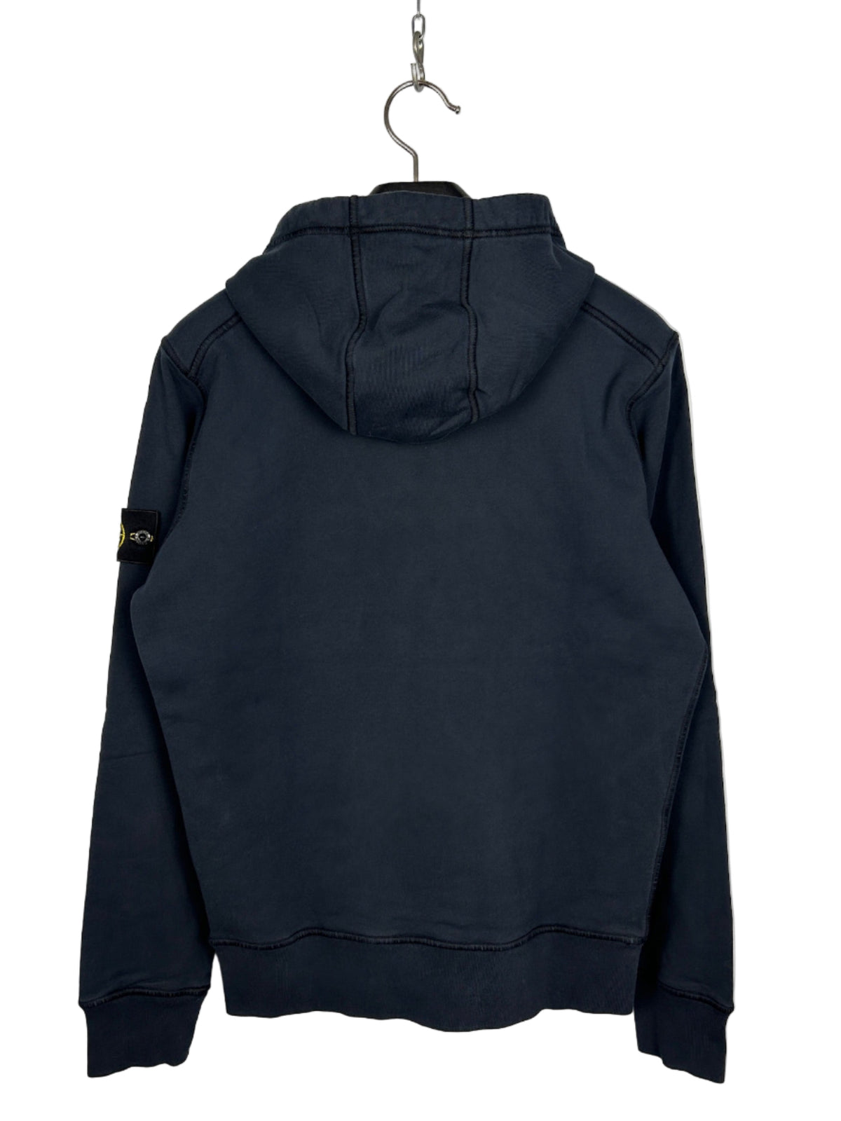 Felpa blu navy con cappuccio Stone Island - Taglia S