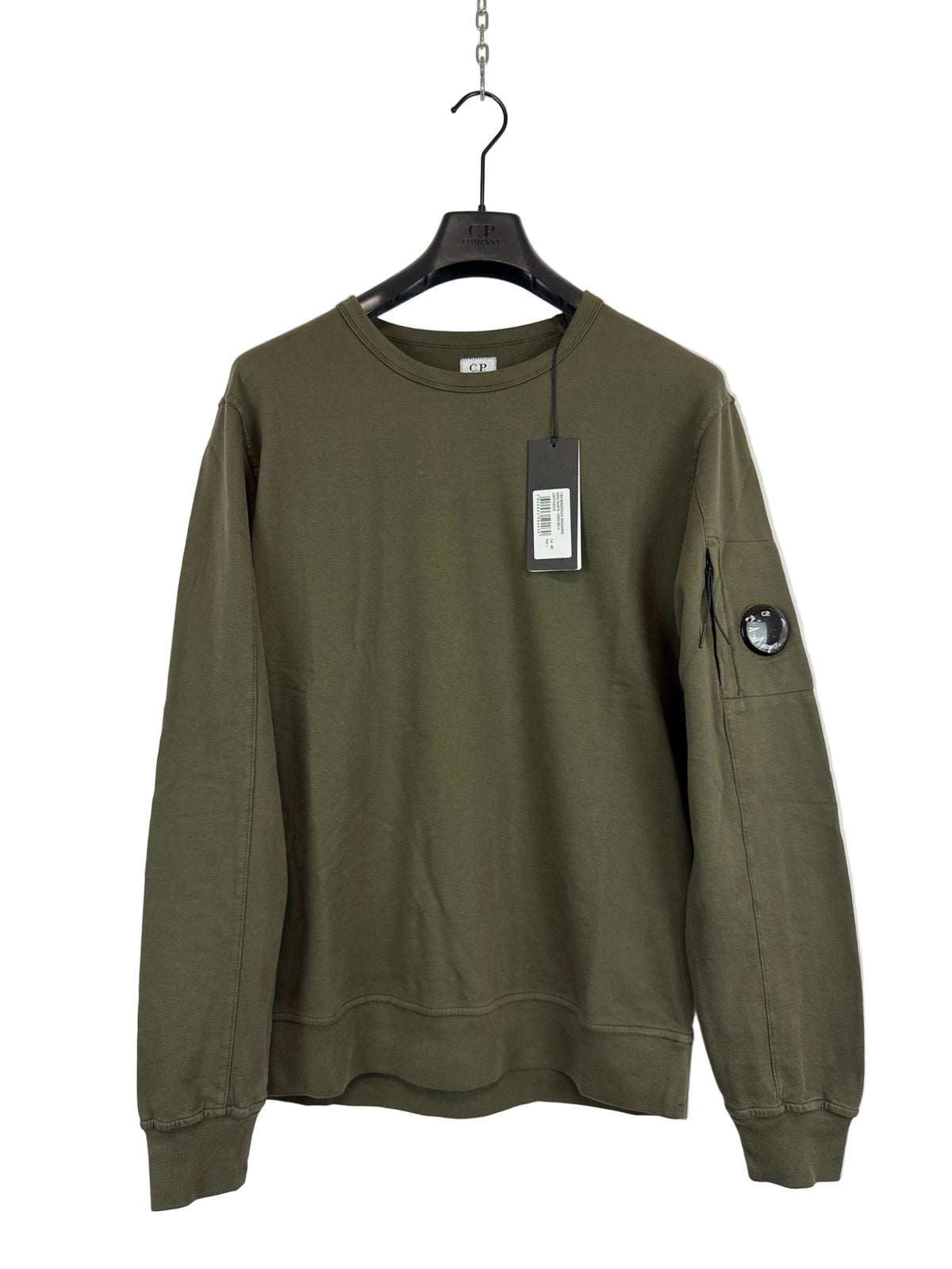 Felpa verde oliva C.P. Company (nuova con cartellino) - Taglia L