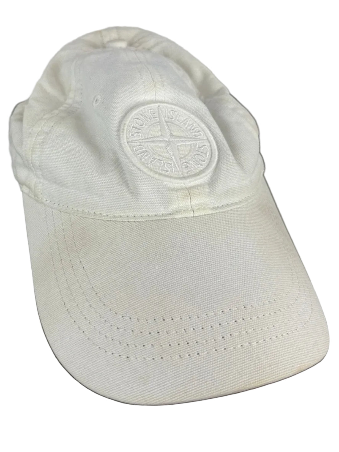 Cappello con visiera bianco Stone Island - Taglia unica