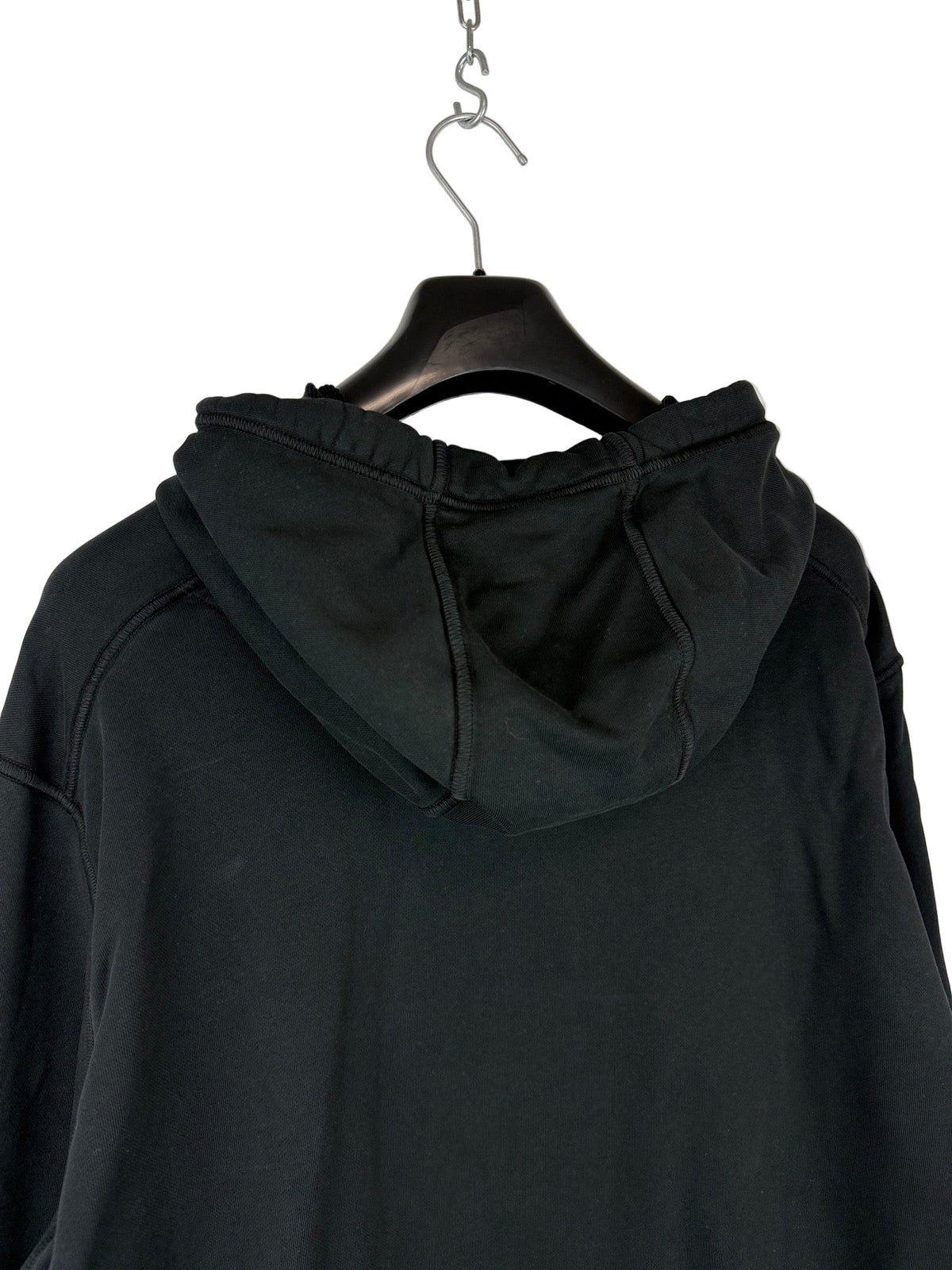 Felpa nera con cappuccio Stone Island - Taglia XXL