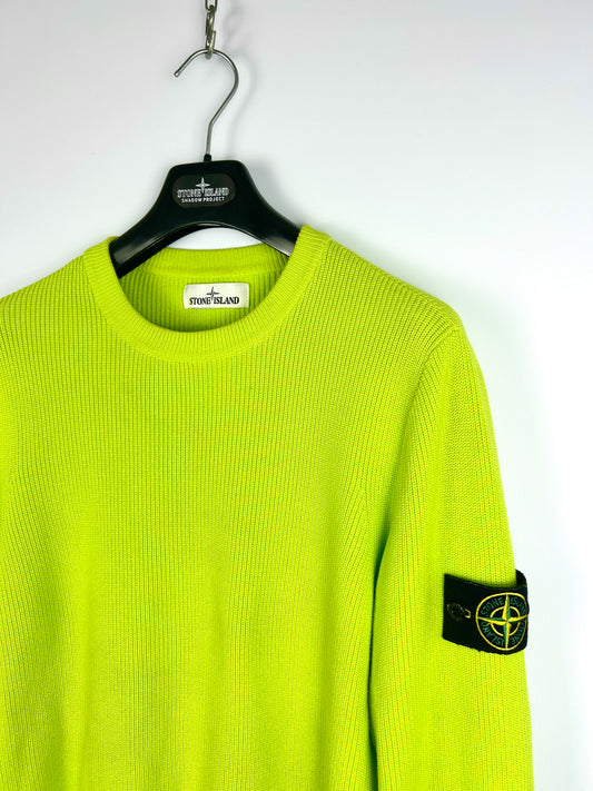 Maglione verde fluo Stone Island - Taglia L