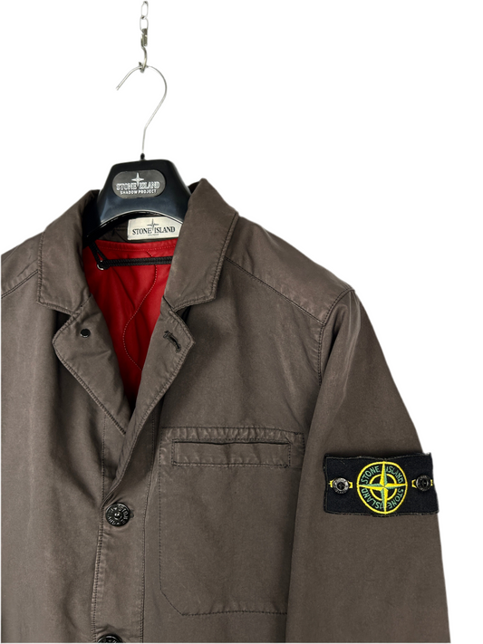 Giacca marrone David-TC Dutch rope liner Stone Island "30 anni" - Taglia M