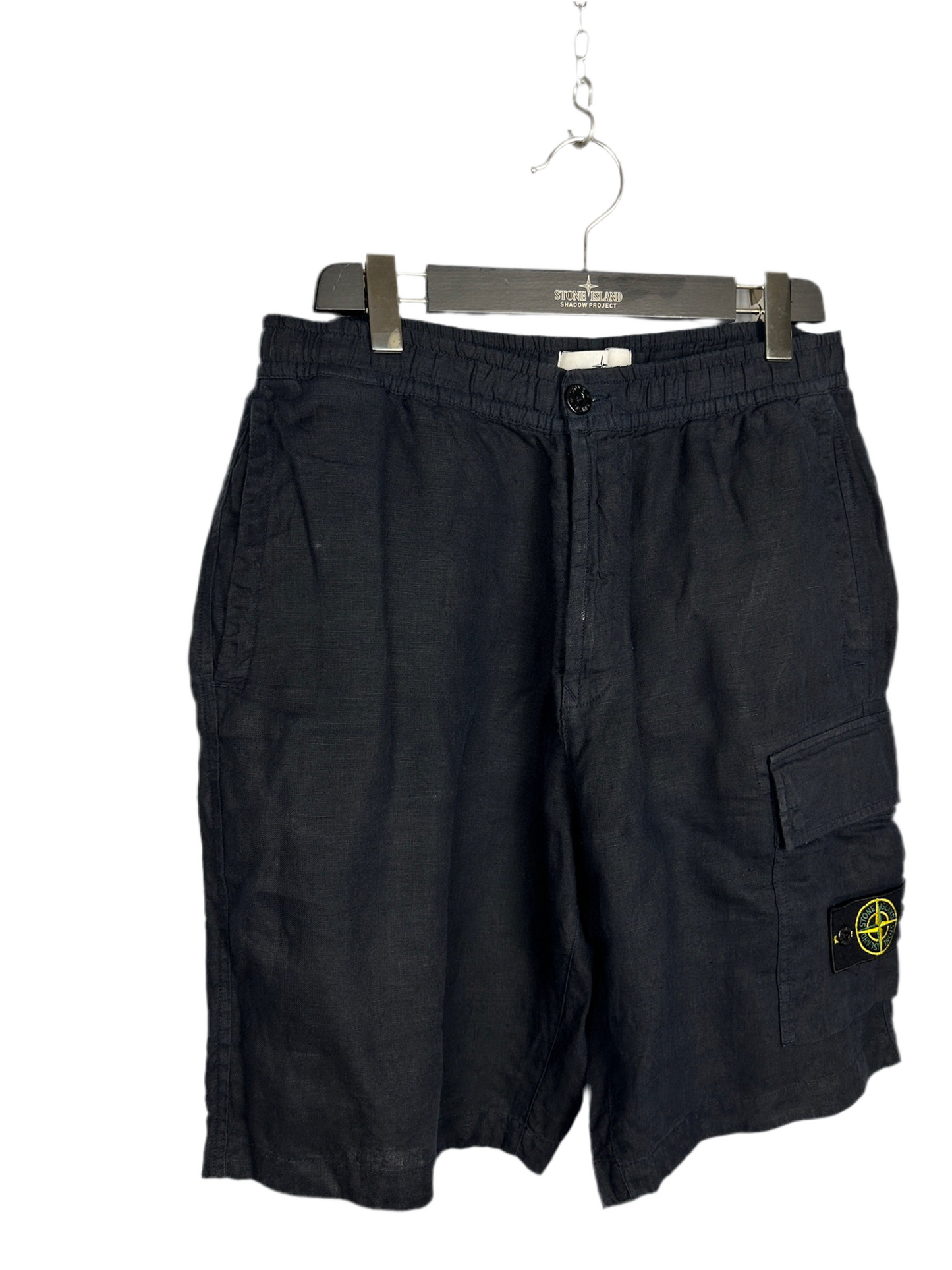 Pantaloncini di tuta neri Stone Island - Taglia W34