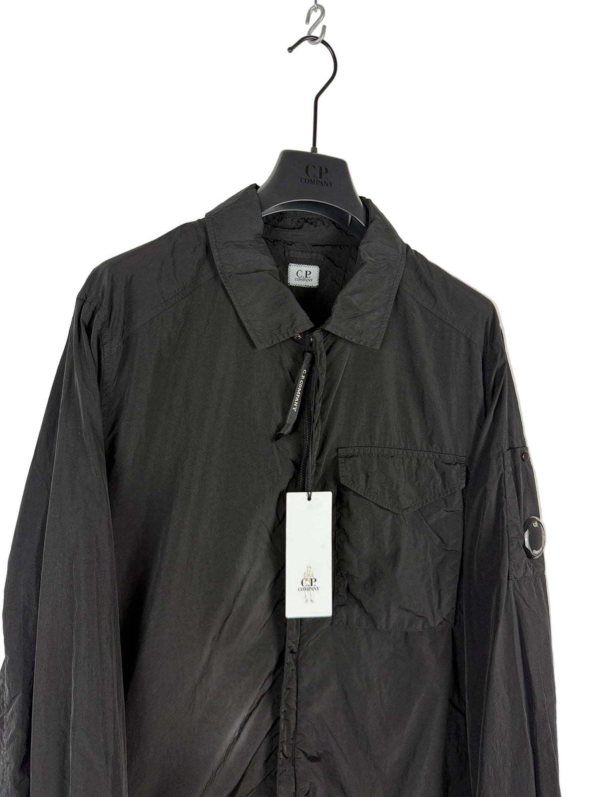 Giacca Chrome-R nera in nylon C.P. Company (nuova con cartellino) - Taglia XL