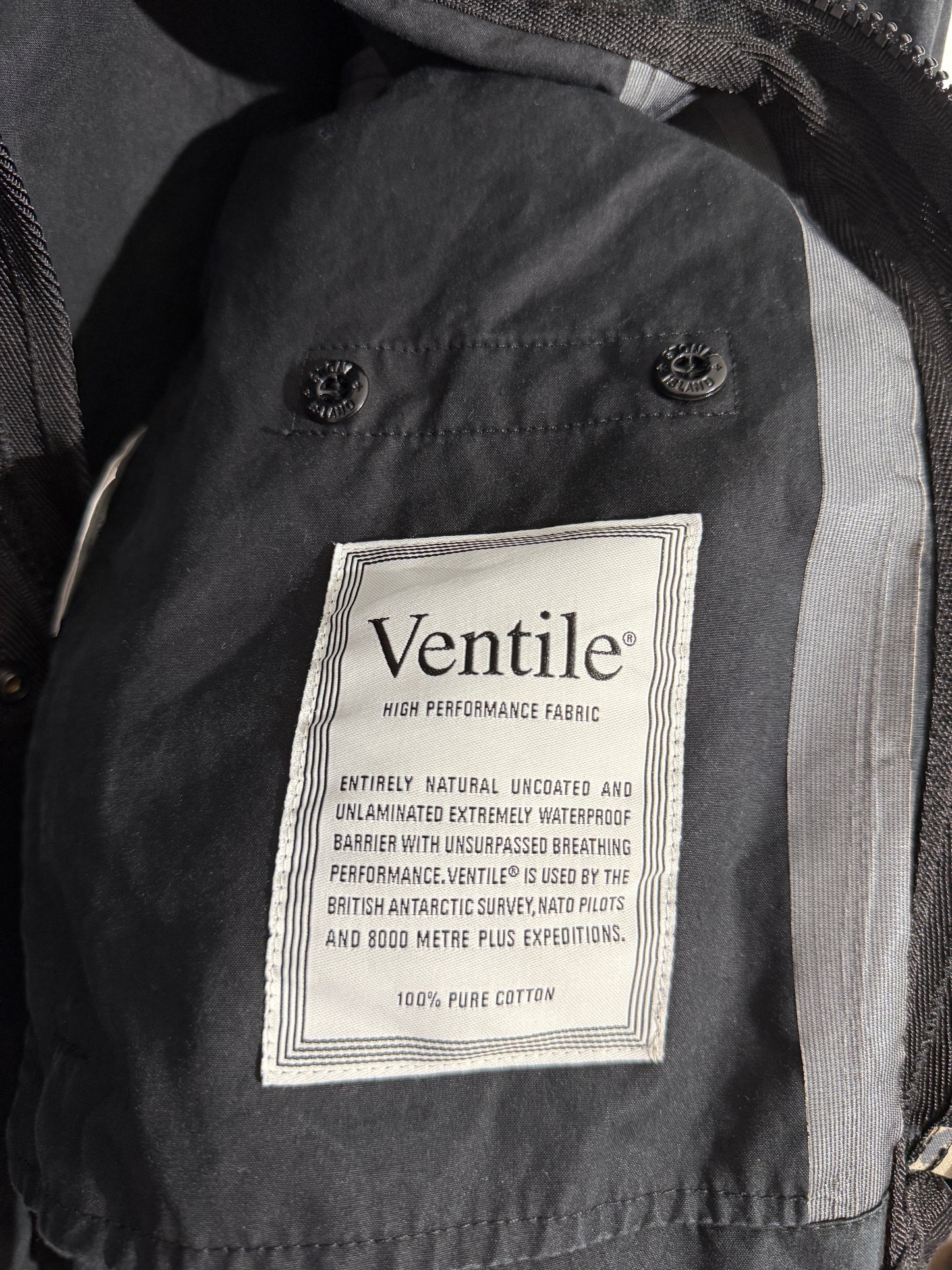 Giacca Ghost nera Ventile Stone Island del 2011 - Taglia XL
