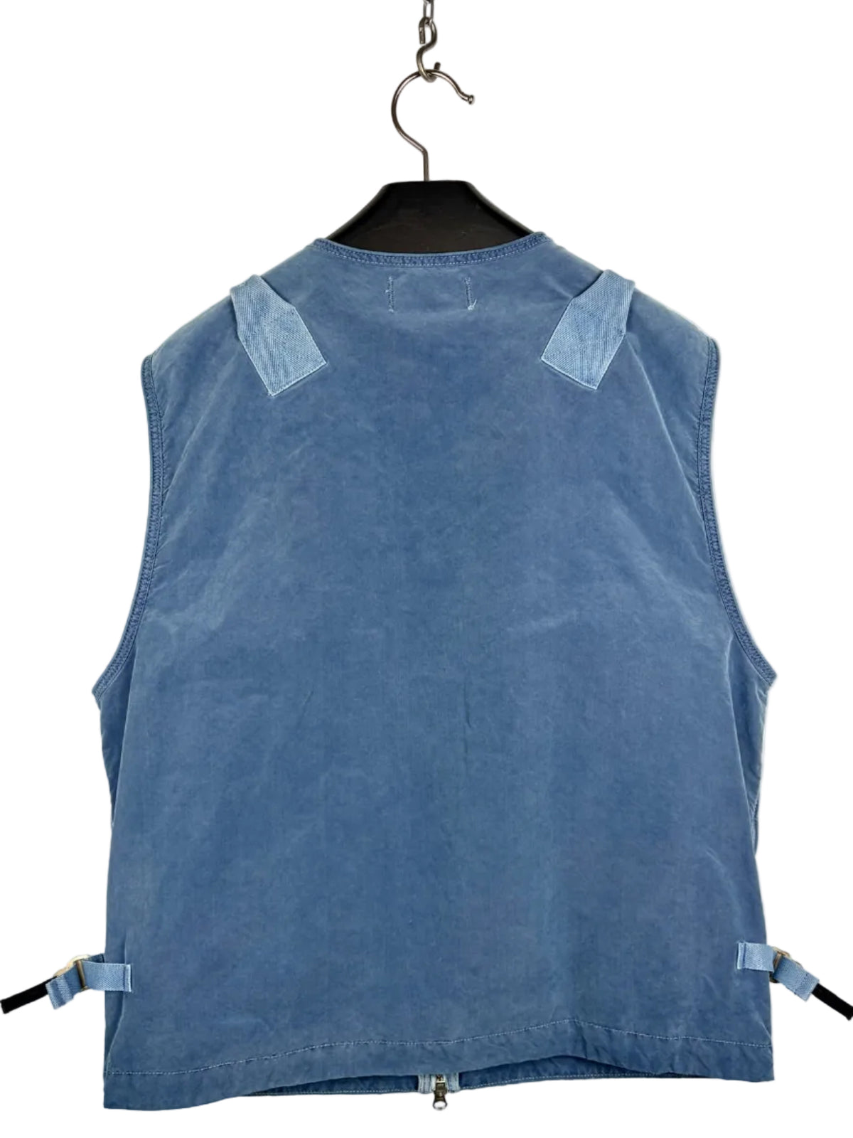 Giacca smanicato blu Denim Research Capo Campionario Stone Island (nuovo con cartellino) - Taglia L
