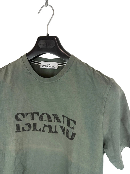 T-shirt verde Stone Island - Taglia L