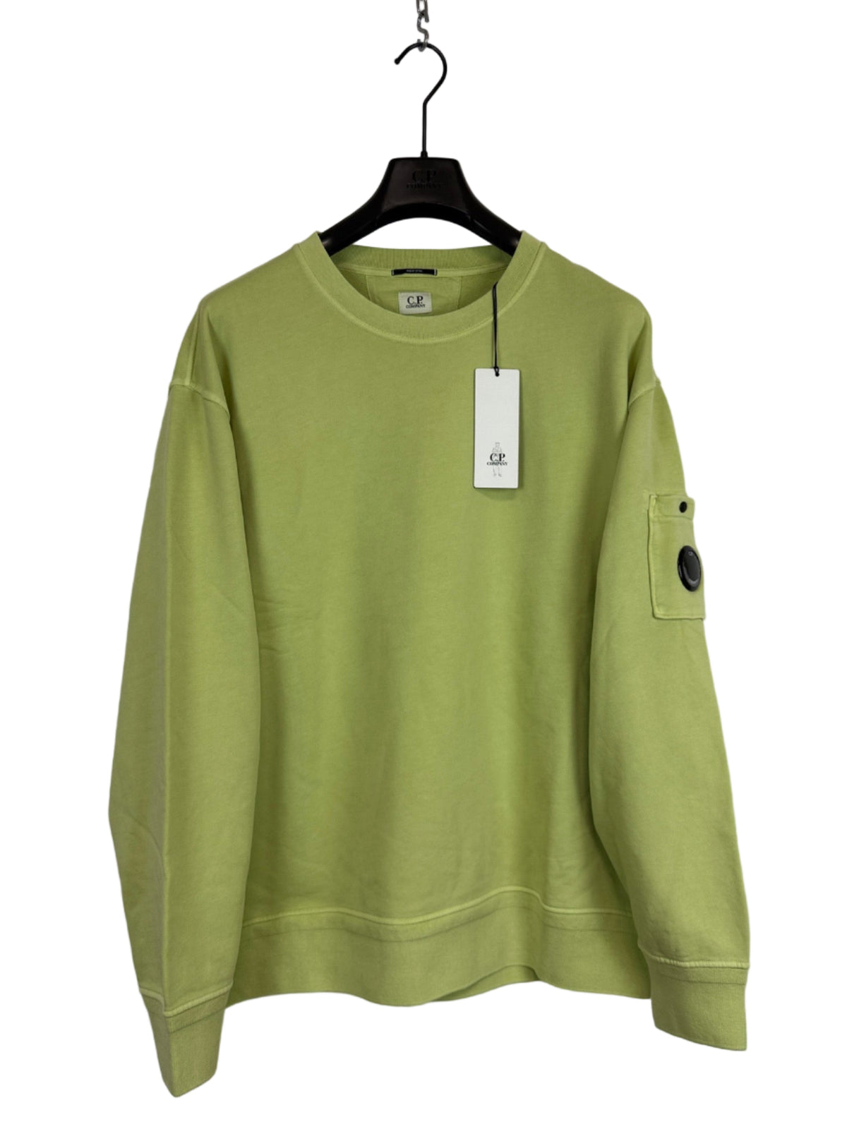 Felpa verde chiaro C.P. Company (nuova con cartellino) - Taglia XXL