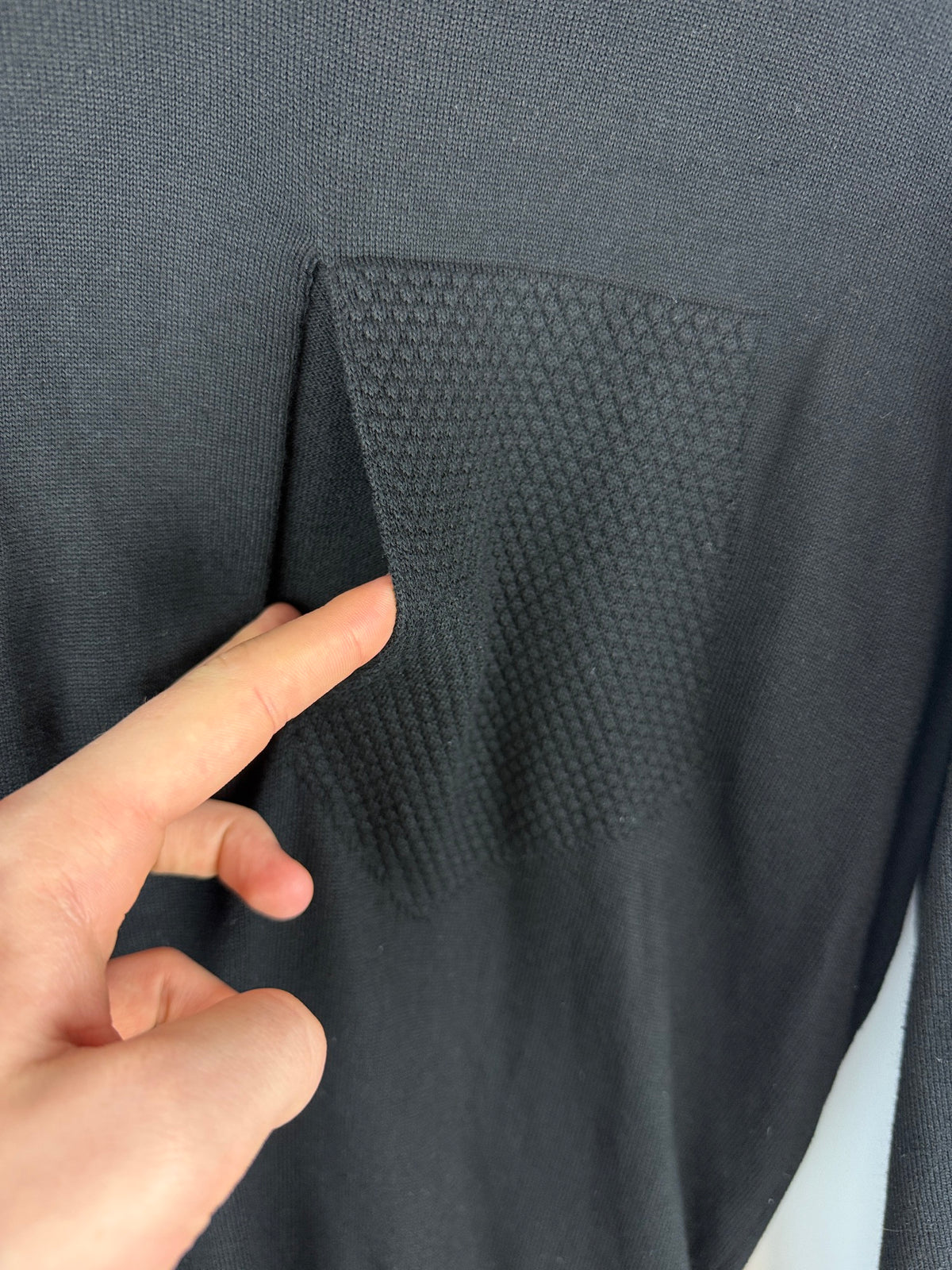 Maglione nero Stone Island Shadow Project - Taglia S