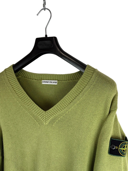 Maglione verde Vintage Stone Island - Taglia L