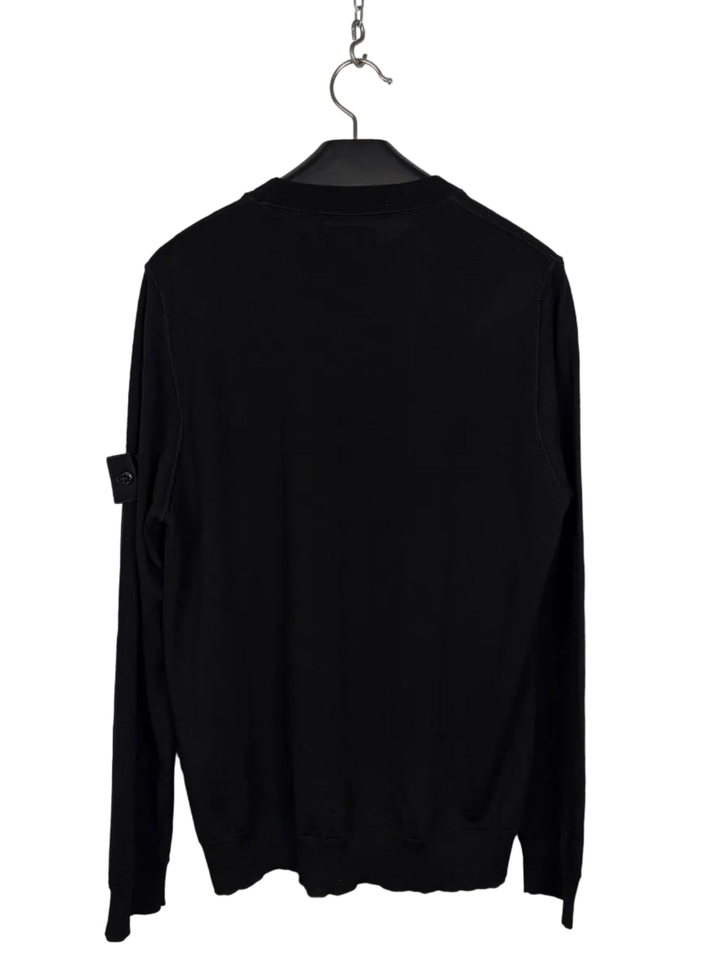 Maglione nero Stone Island Ghost - Taglia L
