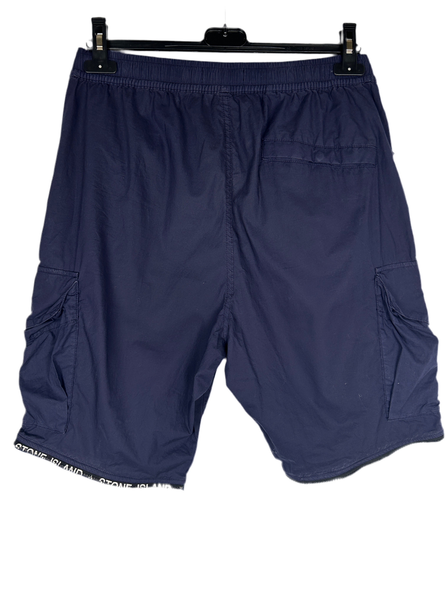 Pantaloni cargo blu accorciabili Stone Island - Taglia W31