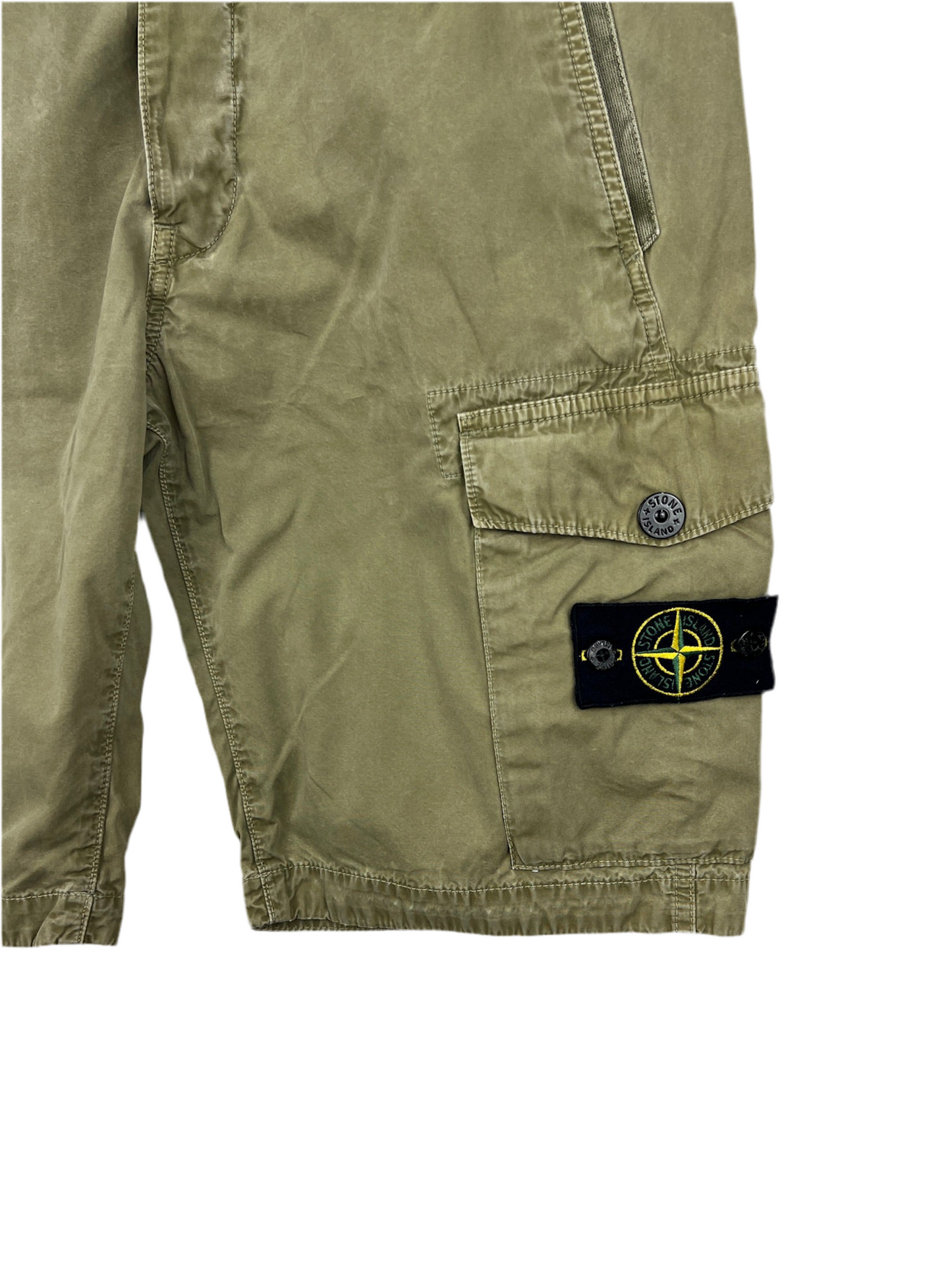 Pantaloncini cargo verde kaki Stone Island - Taglia W32
