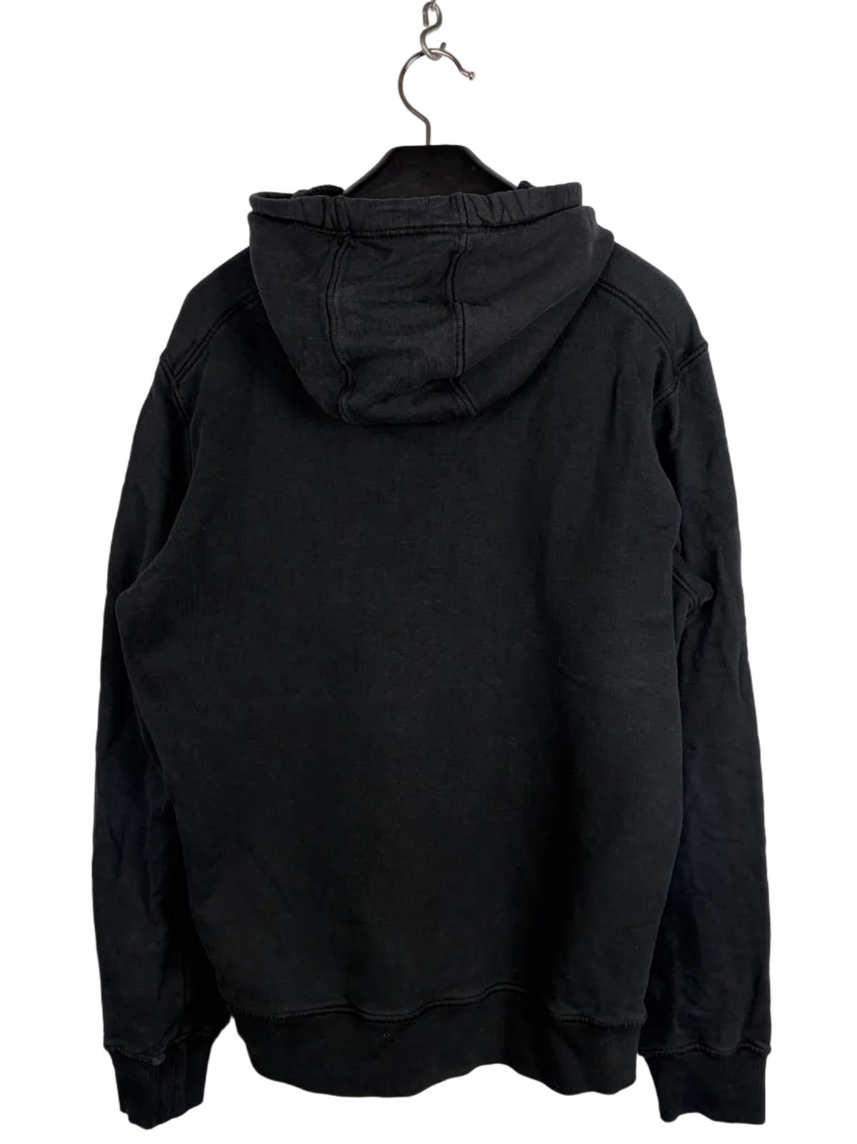 Felpa nera con cappuccio Stone Island - Taglia M - foto 5