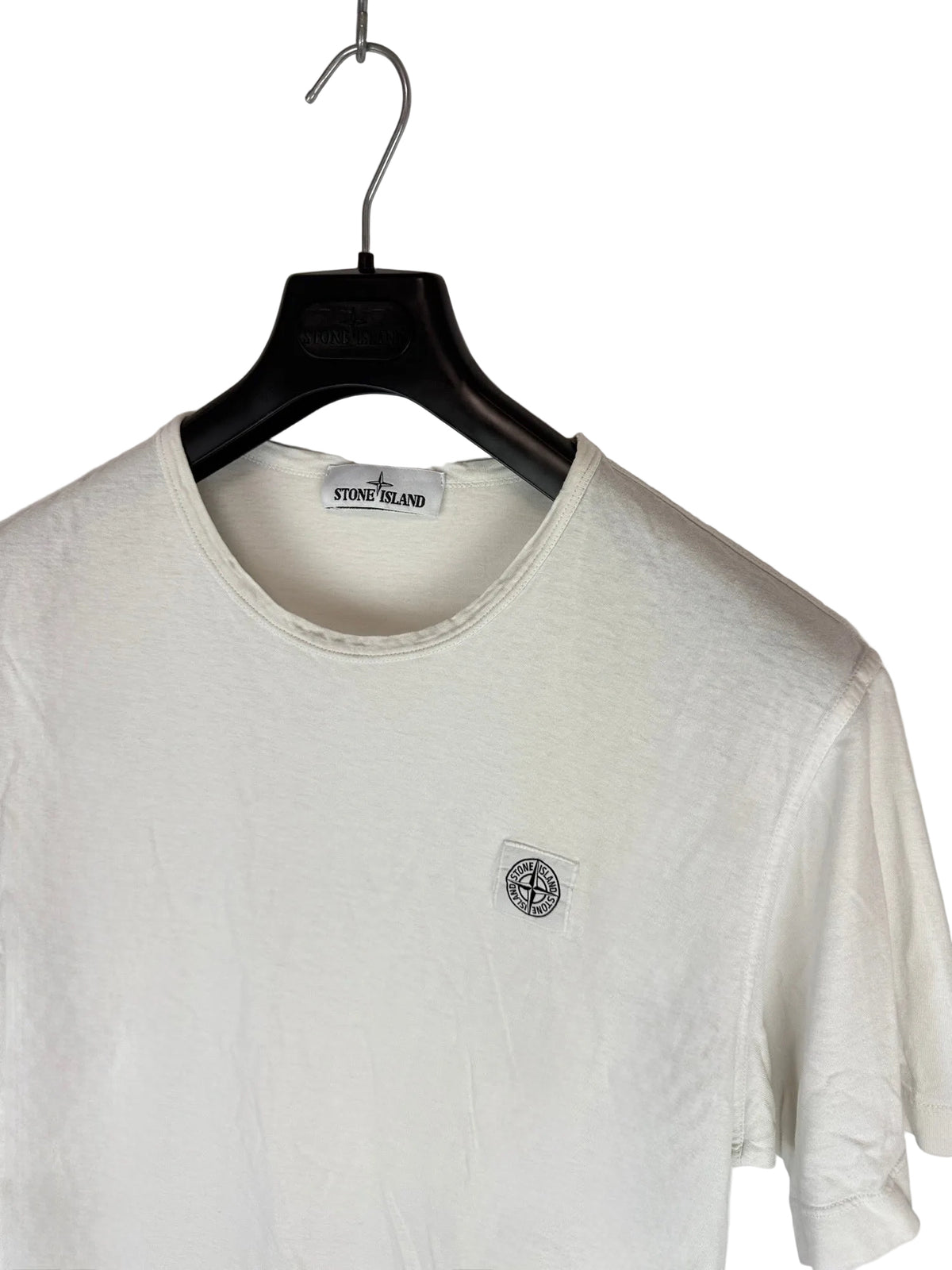T-shirt bianco-panna Stone Island - Taglia M - foto 2