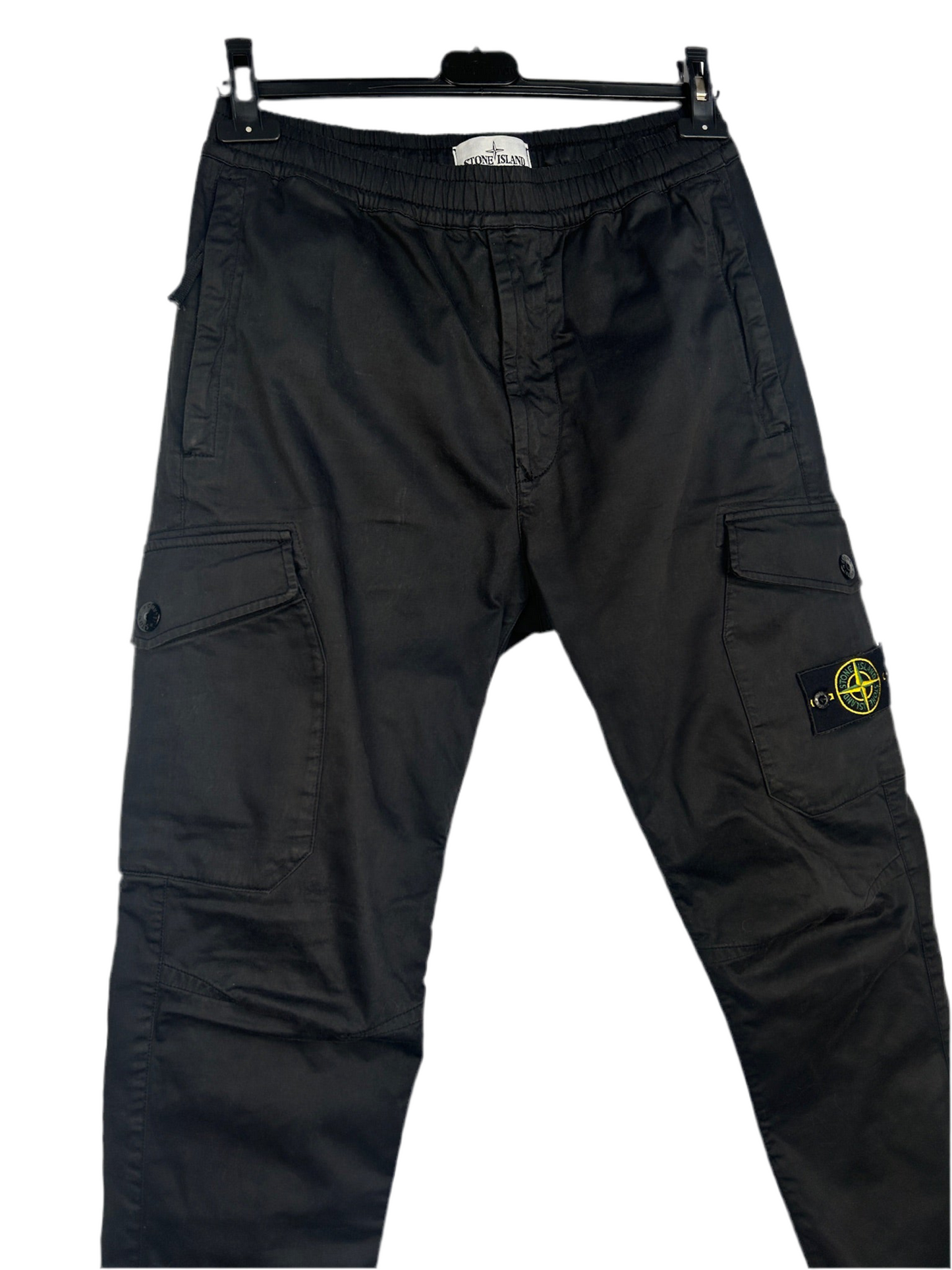 Pantaloni cargo neri Stone Island - Taglia W31