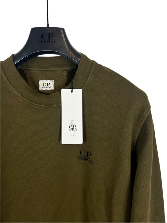 Felpa verde C.P. Company (nuova con cartellino) - Taglia S