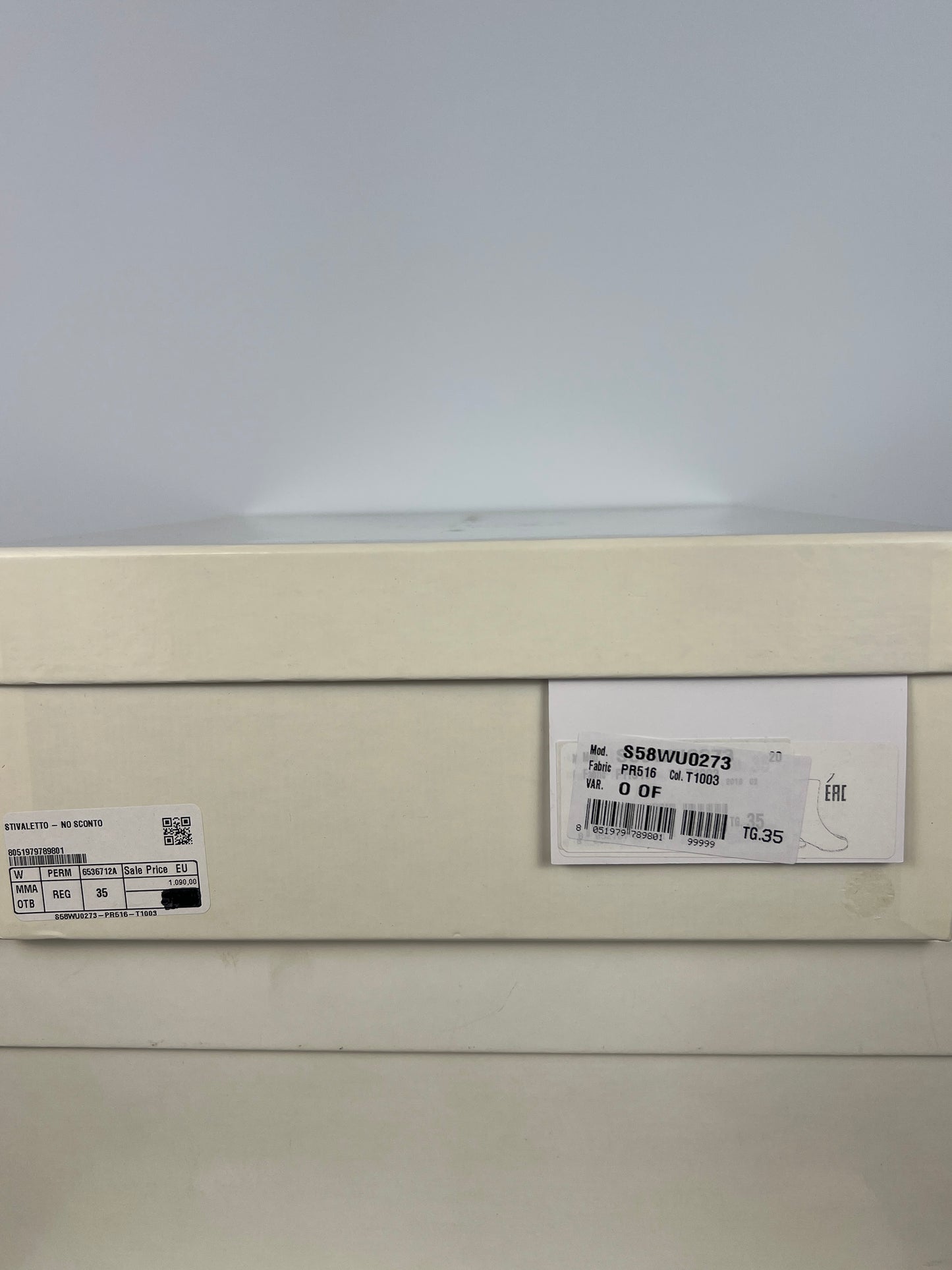 Stivaletti Tabi con tacco bianchi da donna Maison Martin Margiela (nuovi con cartellino) - Numero 35