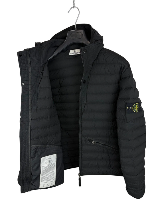 Giacca nera Loom Woven Down Chambers Stretch Nylon-TC Stone Island - Taglia M