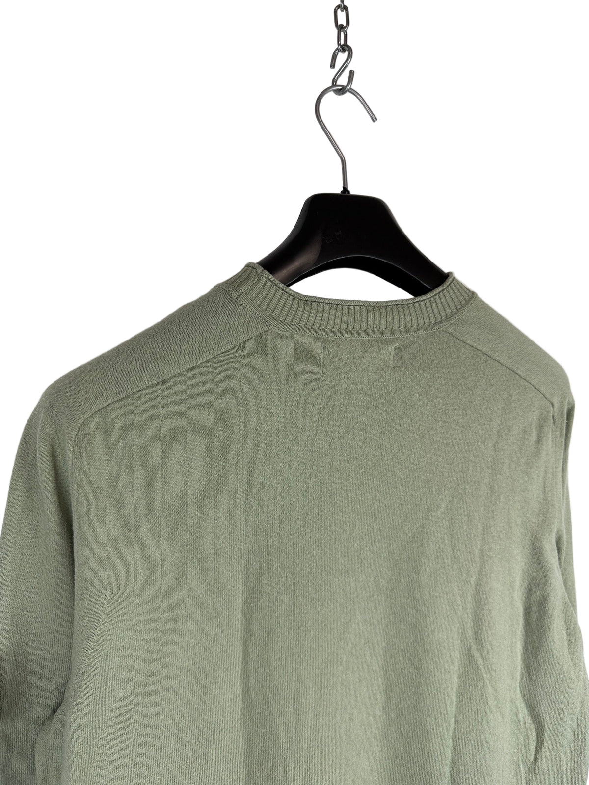 Maglione verde con strisce sui polsini Stone Island - Taglia XL